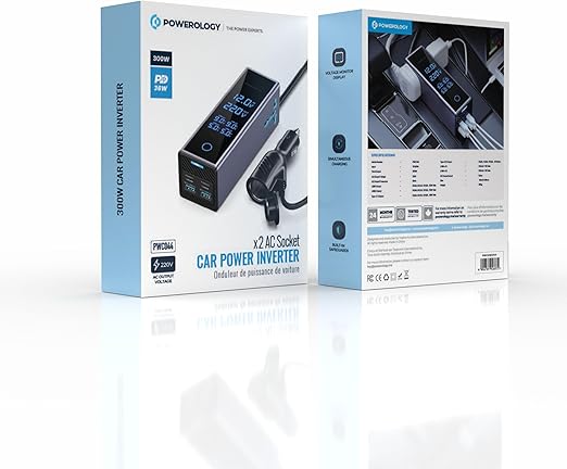 Powerology 300W Car Power Inverter
