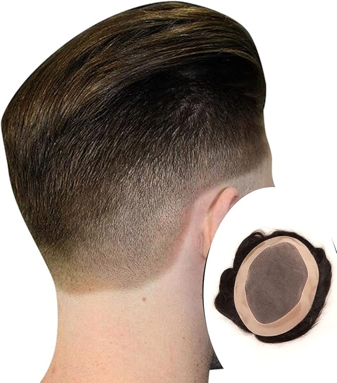 Hair Patch for Men - 100% Human Hair