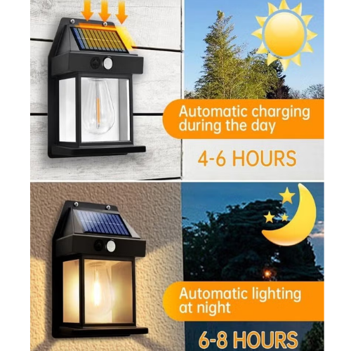 Smart Solar-Power Wall Lamp