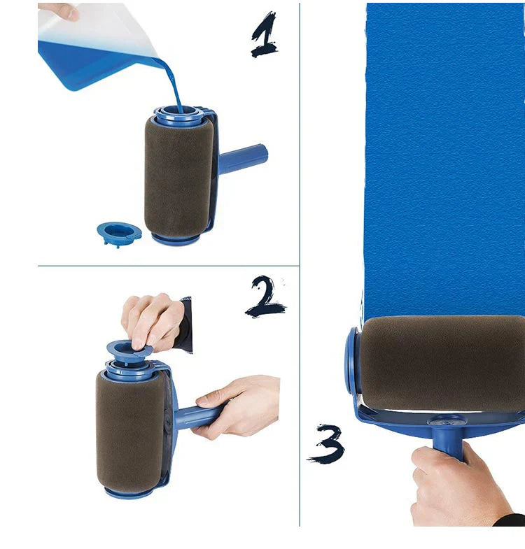 Multifunctional Seamless Paint Roller Brush