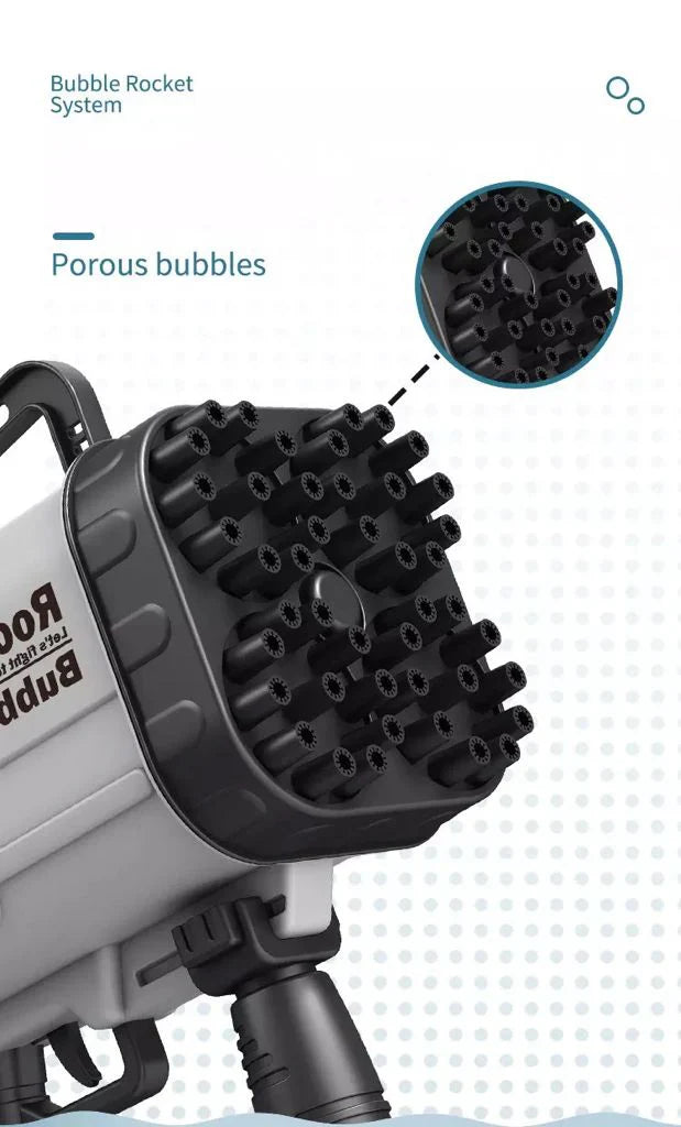 Rocket Launcher Shape Bubble Maker