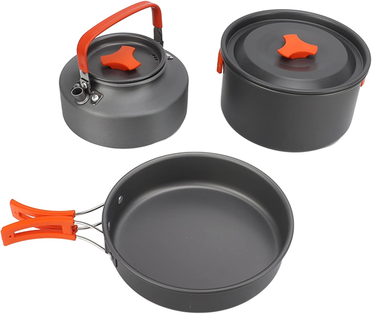 Camping Cooking Set with Tea Kettle Storage Bag