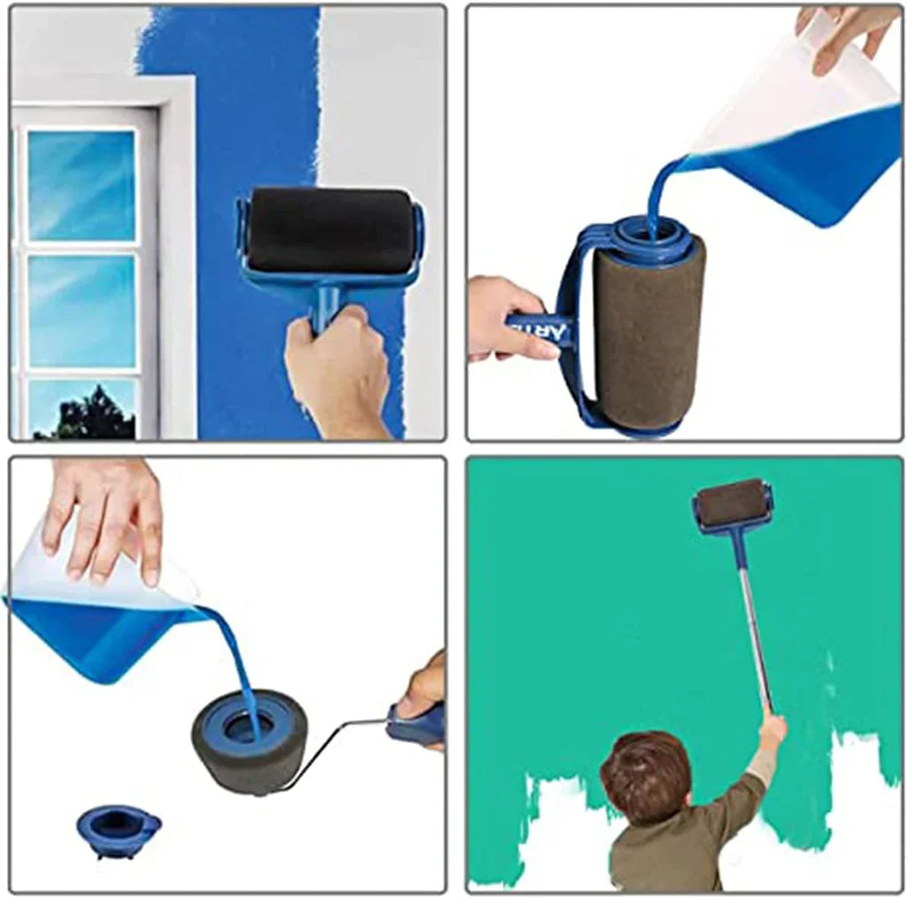 Multifunctional Seamless Paint Roller Brush