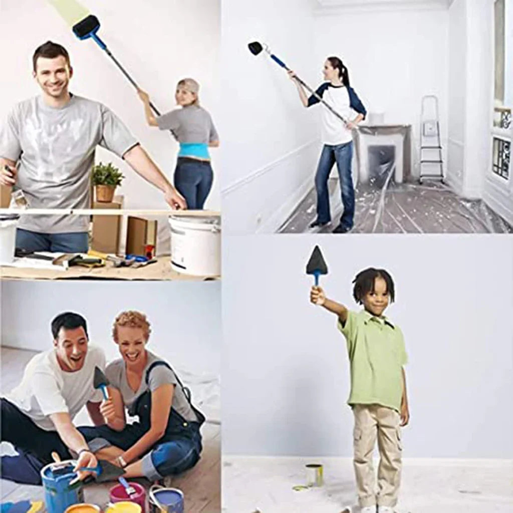 Multifunctional Seamless Paint Roller Brush