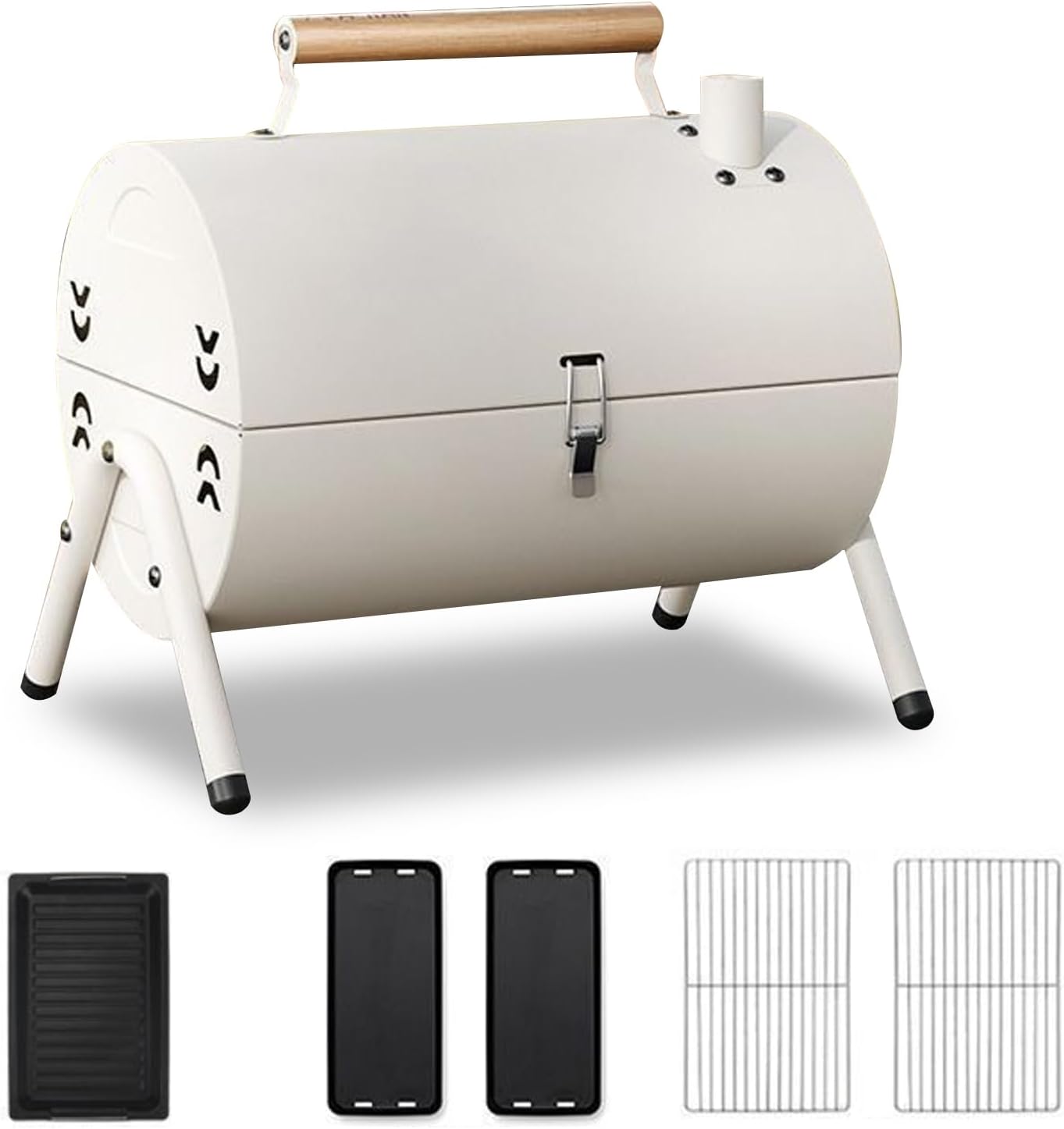 Charcoal Barbecue Grill Set