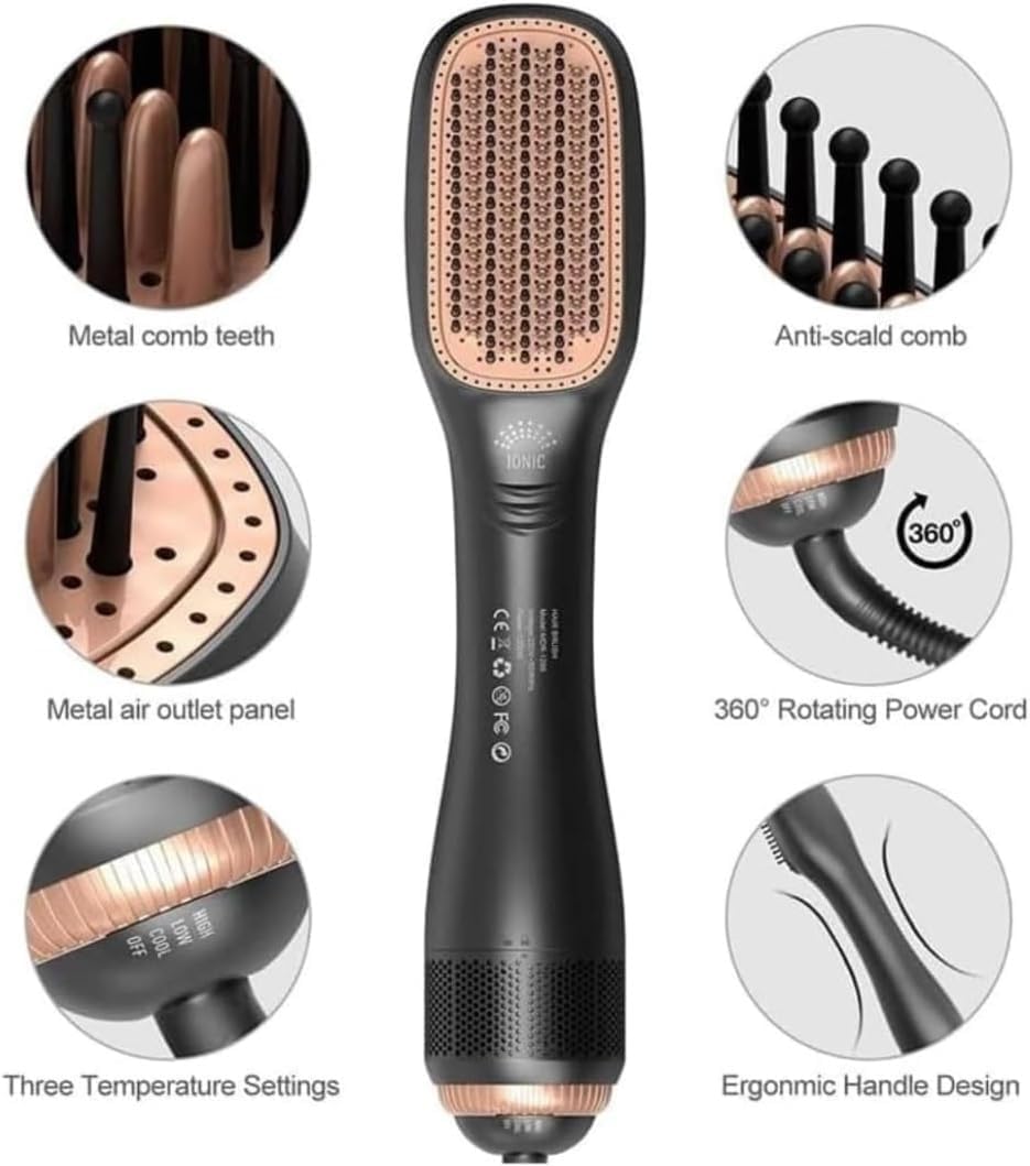 2 in 1 Hair Styling Brush