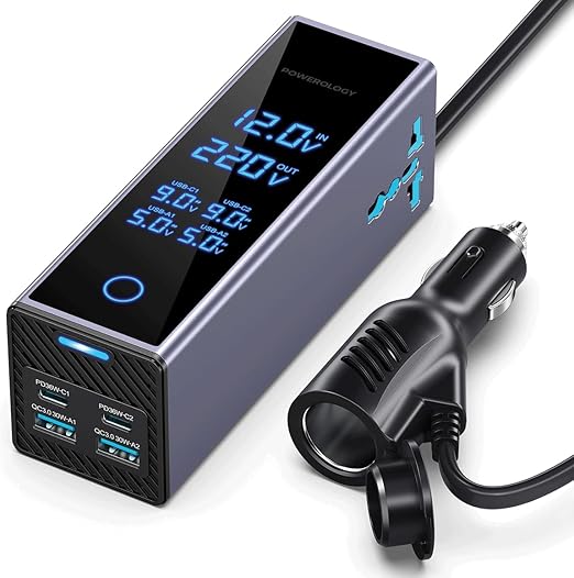 Powerology 300W Car Power Inverter
