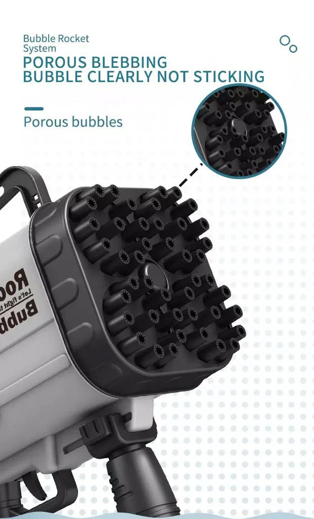 Rocket Launcher Shape Bubble Maker