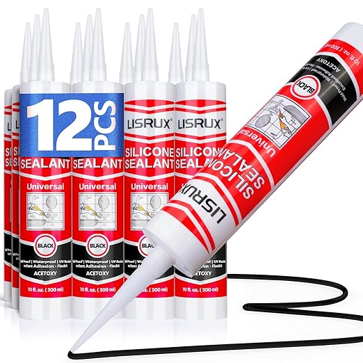 Black RTV Advanced Silicone Sealant & Caulk