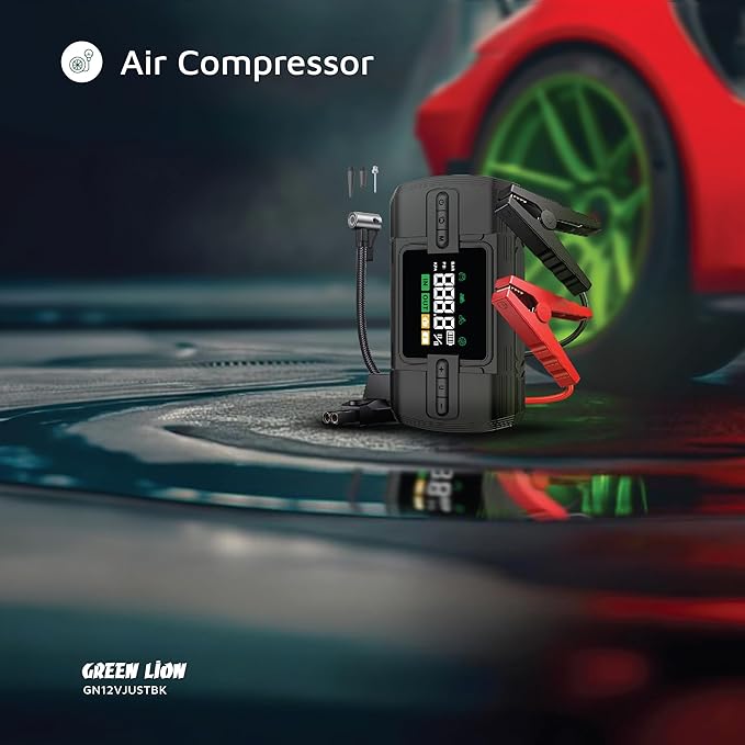 12V Jump Starter, 150 PSI Air Compressor (5tires Working)