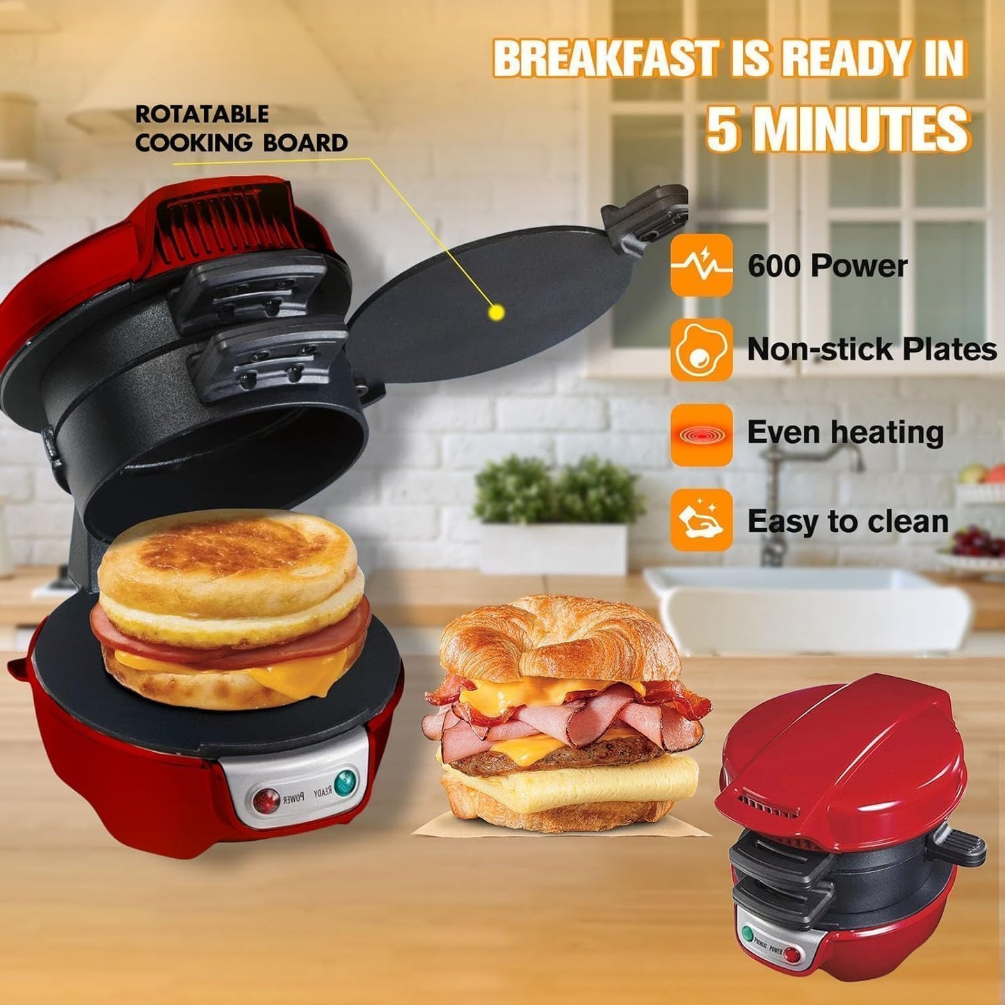 Breakfast Sandwich Burger Maker