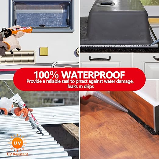 Black RTV Advanced Silicone Sealant & Caulk