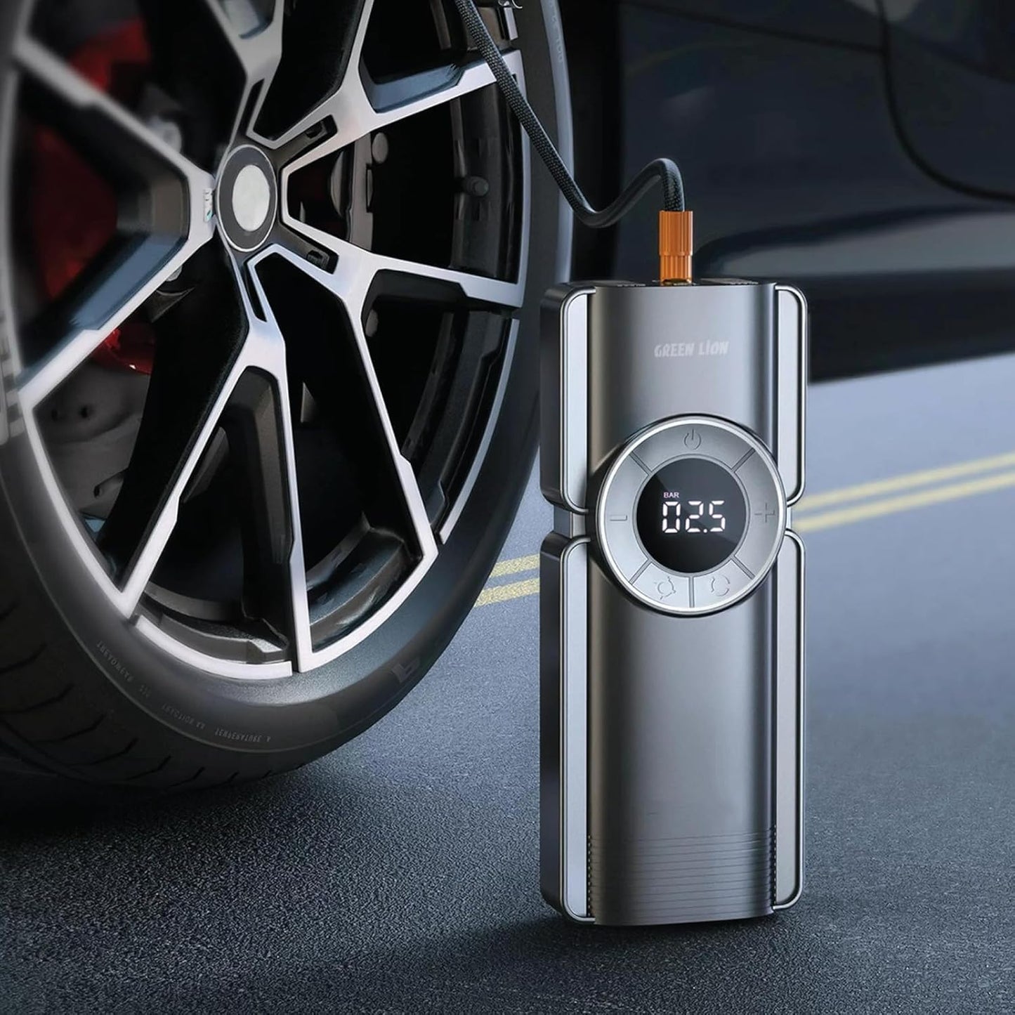 12V Jump Starter, 150 PSI Air Compressor (5tires Working)