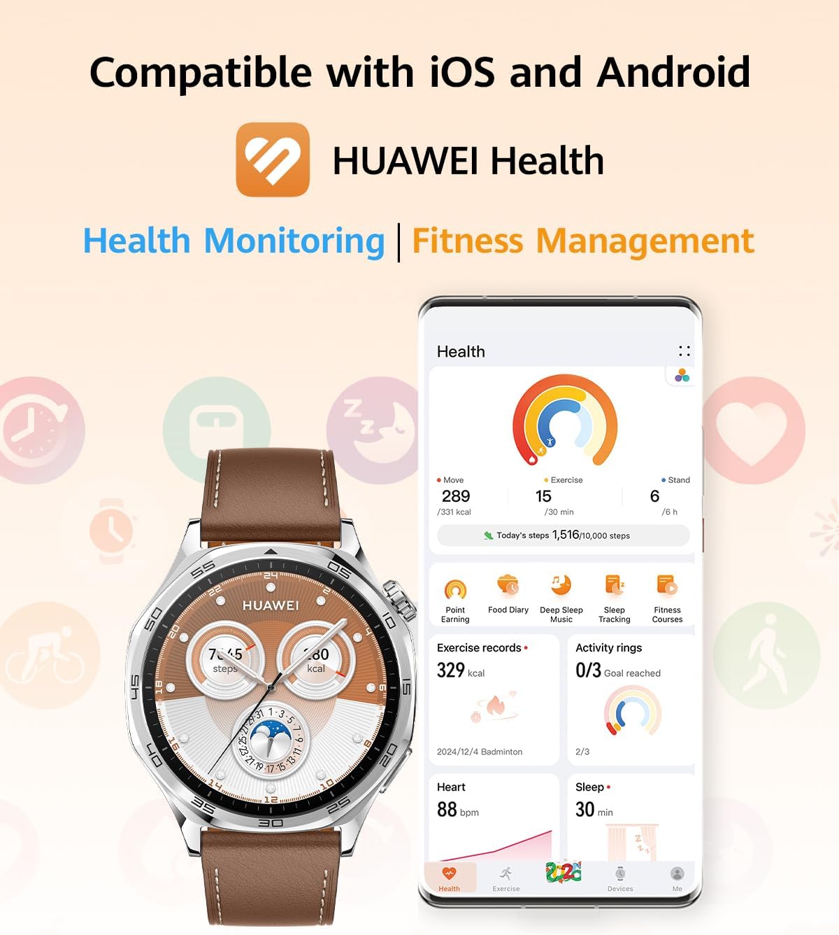 HUAWEI WATCH GT5 46mm Smartwatch