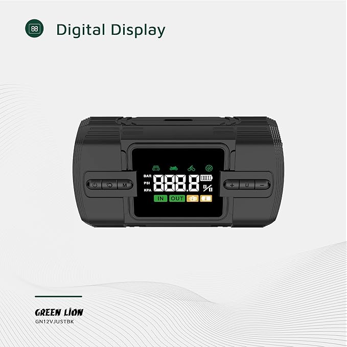 12V Jump Starter, 150 PSI Air Compressor (5tires Working)