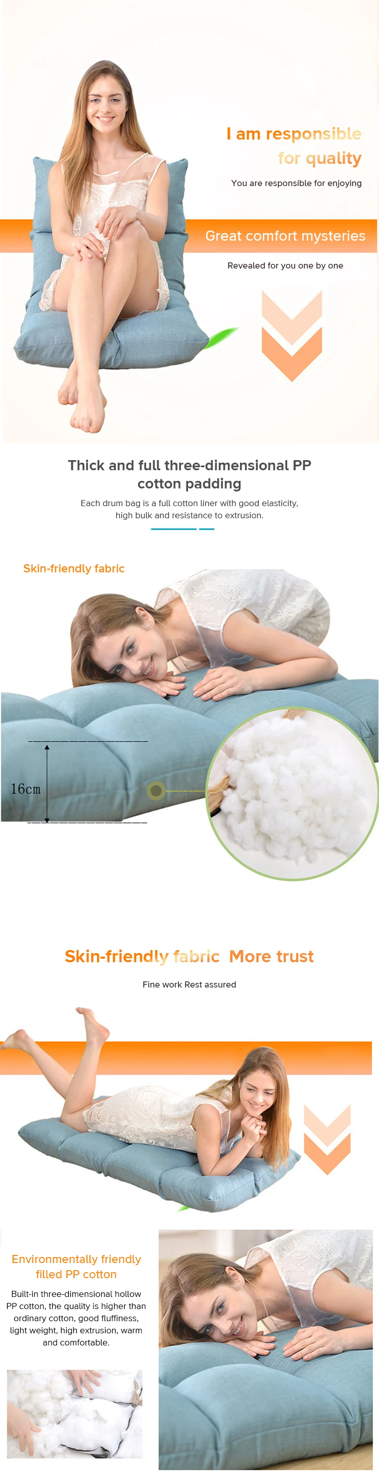Adjustable Lazy Floor Sofa