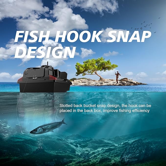 Fish Bait Boats with LED Light for Professional Fishing