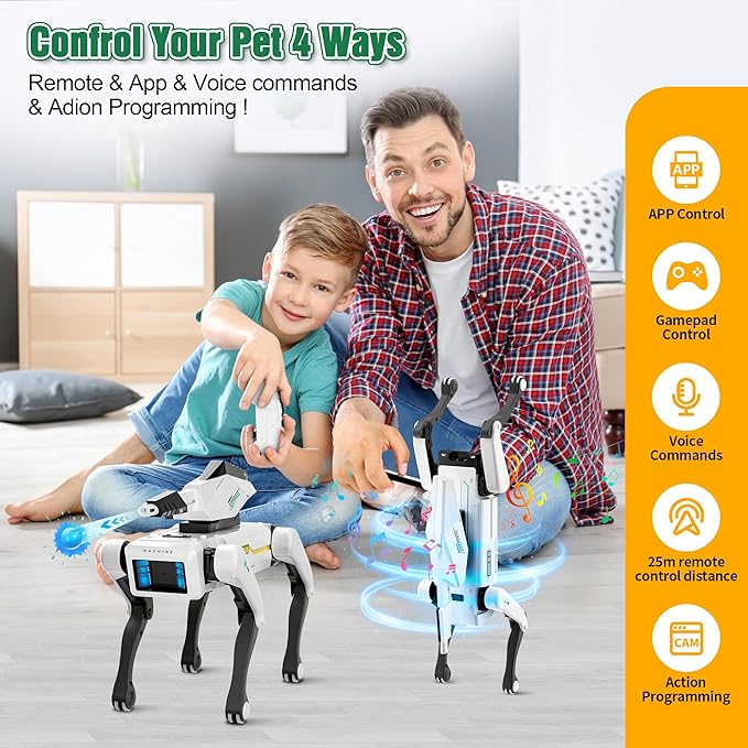 Shoot Robot Dog - Interactive STEM Pet