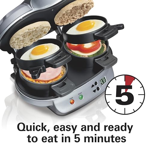 Electric Double Plate Burger Sandwich Machine Multifunctional