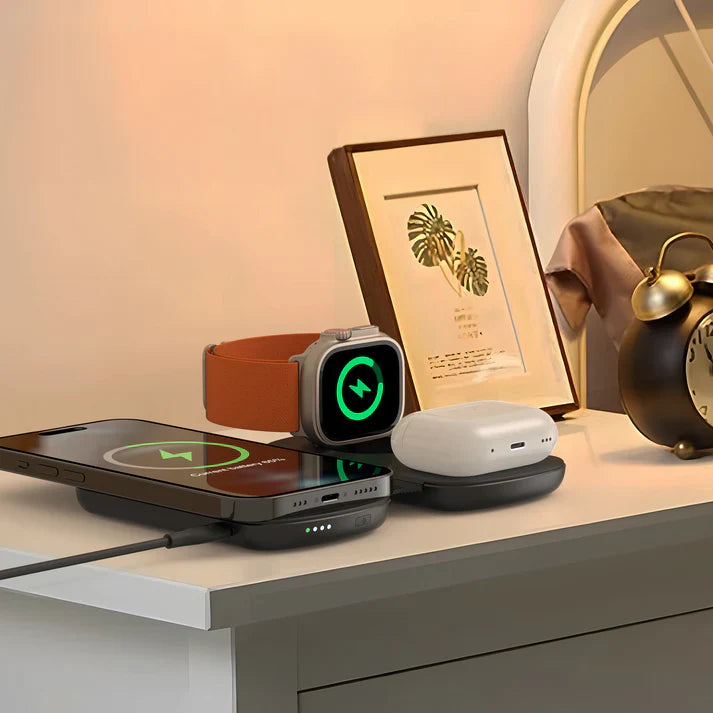 Foldable Power Bank + Multi Charger