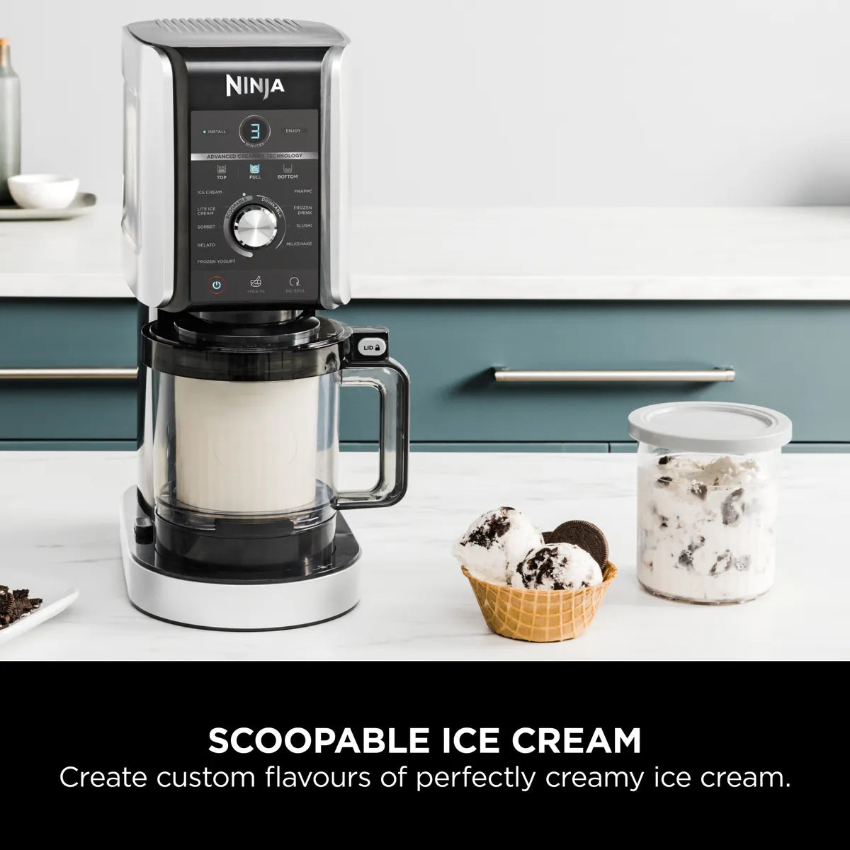 Ninja CREAMi Deluxe 10 in 1 Ice Cream & Frozen Drink Maker